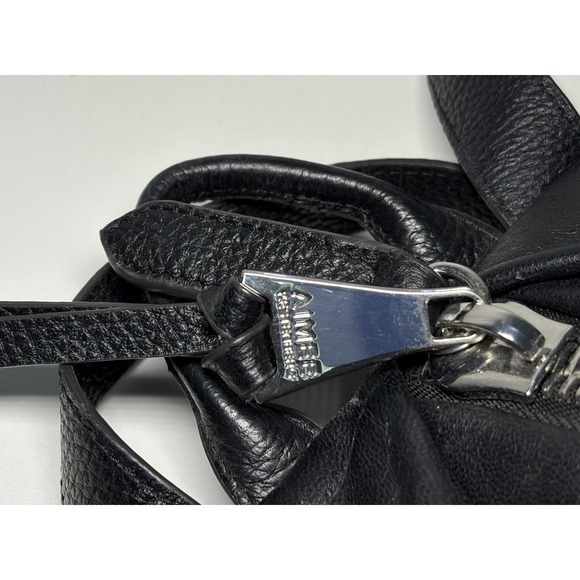 Aimee Kestenberg Tamitha Backpack Black Soft Leather Sling Bag Diamond Chic Edgy - Picture 6 of 12